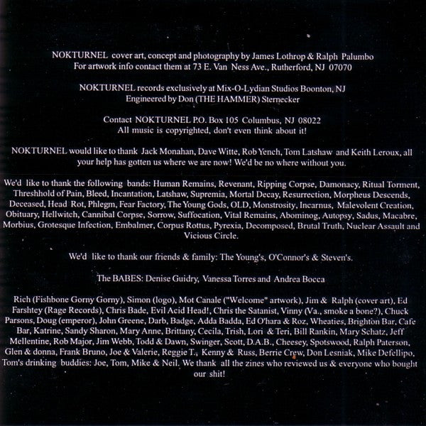 Nokturnel : Nothing But Hatred (CD, Album)