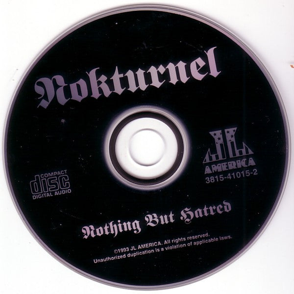 Nokturnel : Nothing But Hatred (CD, Album)