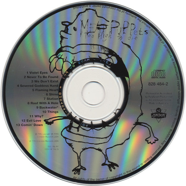 Meat Puppets : Too High To Die (CD, Album, RE)