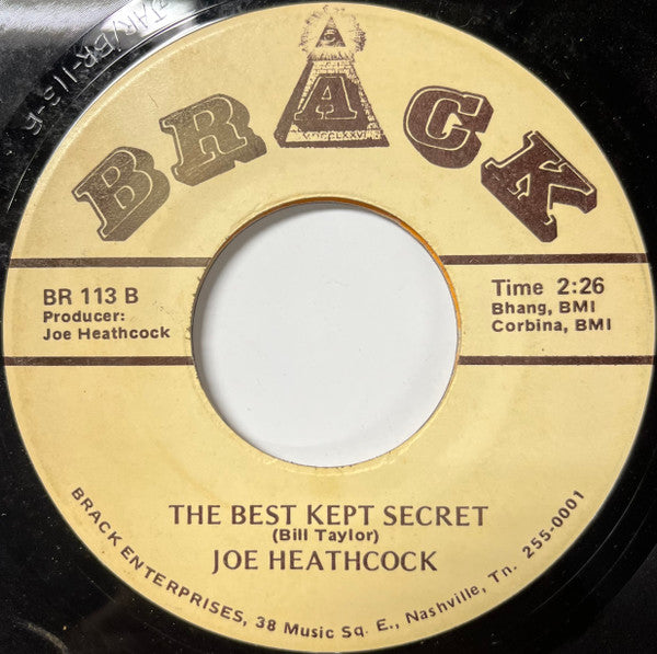 Joe Heathcock : Another Bridge To Burn (7")