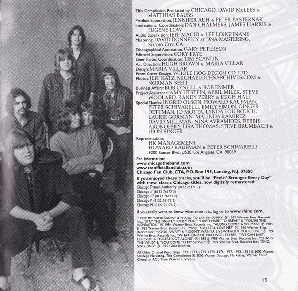 Chicago (2) : The Chicago Story: Complete Greatest Hits (2xCD, Comp, RM, D.A)