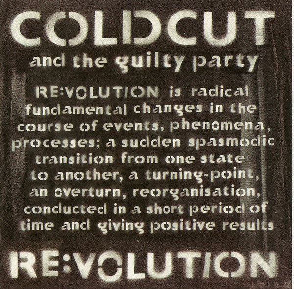 Coldcut And The Guilty Party* : Re:volution (CD, Maxi)