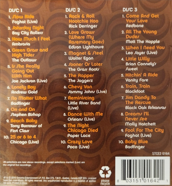 Various : Hits of the 70s (3xCD, Comp)