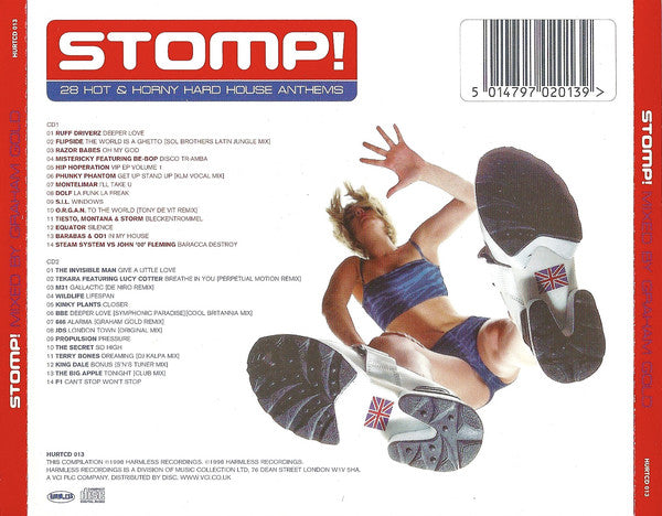 Graham Gold : Stomp! 28 Hot & Horny Hard House Anthems (2xCD, Mixed)