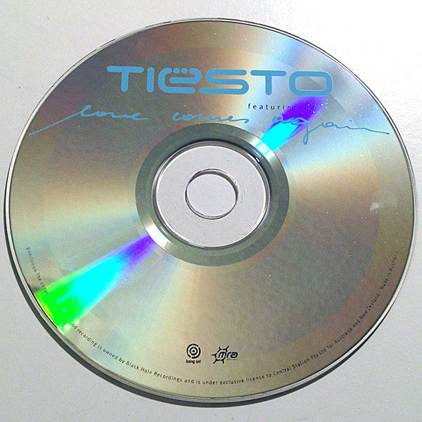 Tiësto* Featuring BT : Love Comes Again (CD, Single)