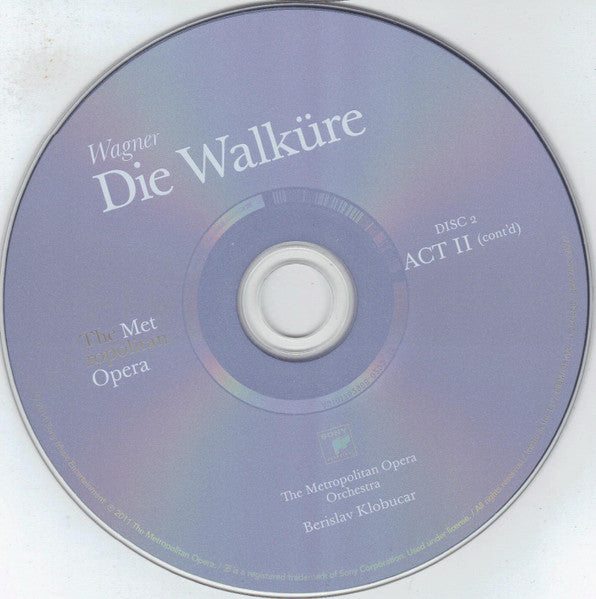 Richard Wagner, Birgit Nilsson, Leonie Rysanek, Christa Ludwig, Jon Vickers, The Metropolitan Opera House Orchestra, Berislav Klobučar : Die Walküre (3xCD, Album)