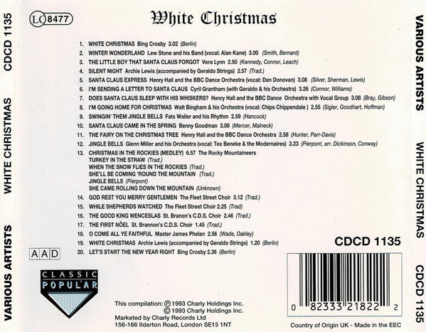 Various : White Christmas (CD, Comp)