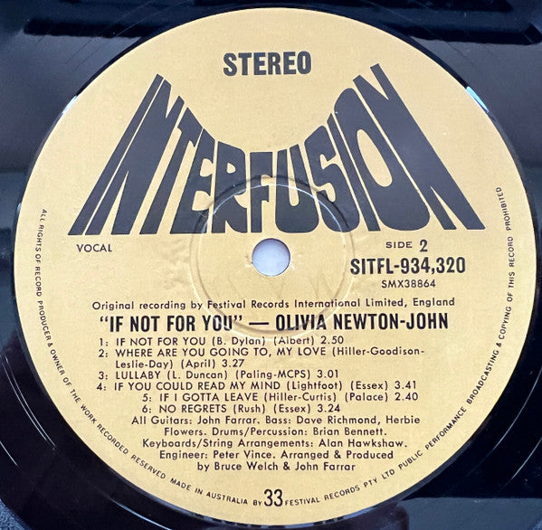 Olivia Newton-John : If Not For You (LP, Album)