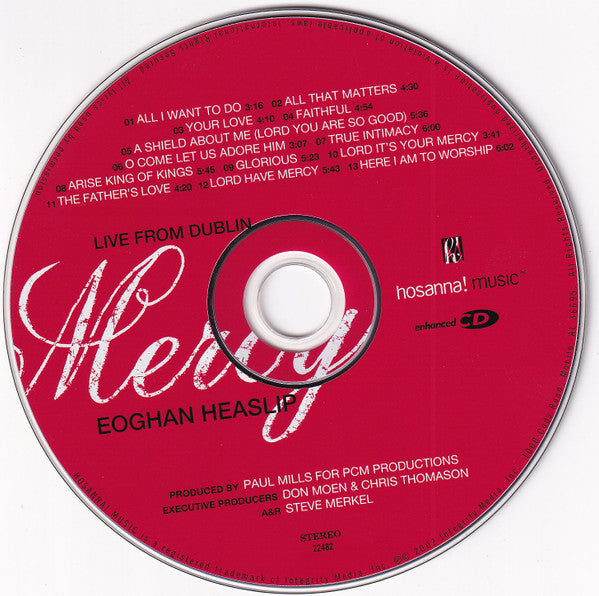 Eoghan Heaslip : Mercy (Live From Dublin) (CD, Album, Enh)