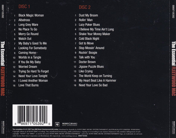 Fleetwood Mac : The Essential Fleetwood Mac (2xCD, Comp, Son)