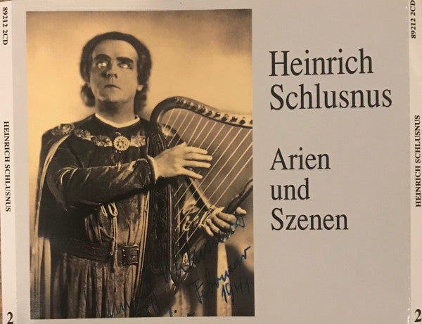 Heinrich Schlusnus : Arien Und Szenen (2xCD, Comp, Mono)
