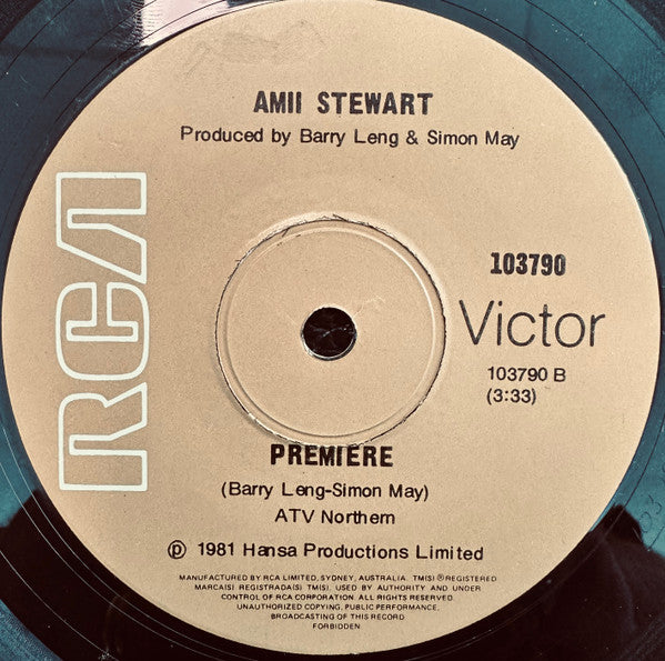 Amii Stewart : Where Did Our Love Go (7", Single)