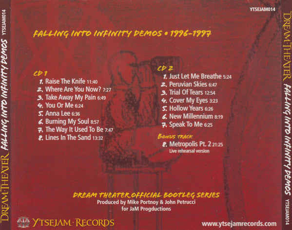 Dream Theater : Official Bootleg: Falling Into Infinity Demos 1996-1997 (2xCD)