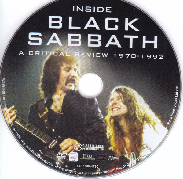Black Sabbath : Inside Black Sabbath 1970–1992 (DVD-V, NTSC)