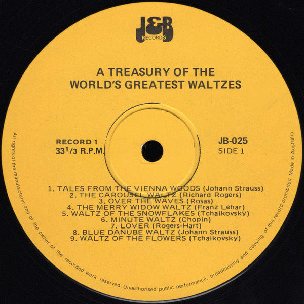 Various : A Treasury Of The World's Greatest Waltzes (2xLP, Comp)