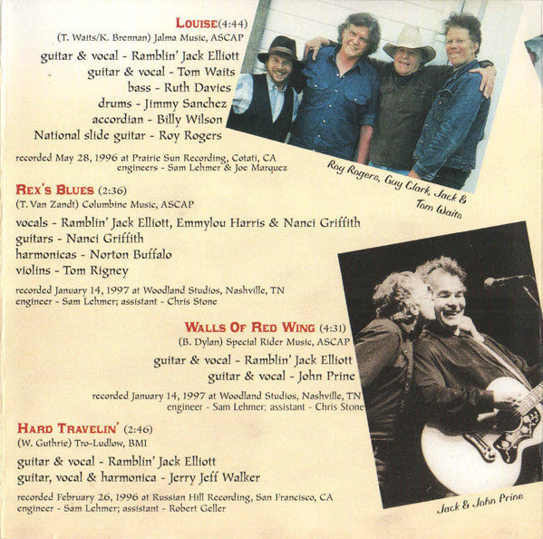 Ramblin' Jack Elliott : Friends Of Mine (HDCD, Album)
