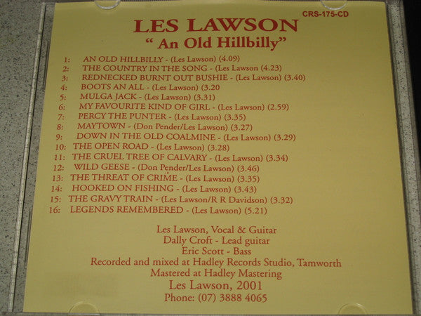 Les Lawson (2) : An Old Hillbilly (CD, Album)