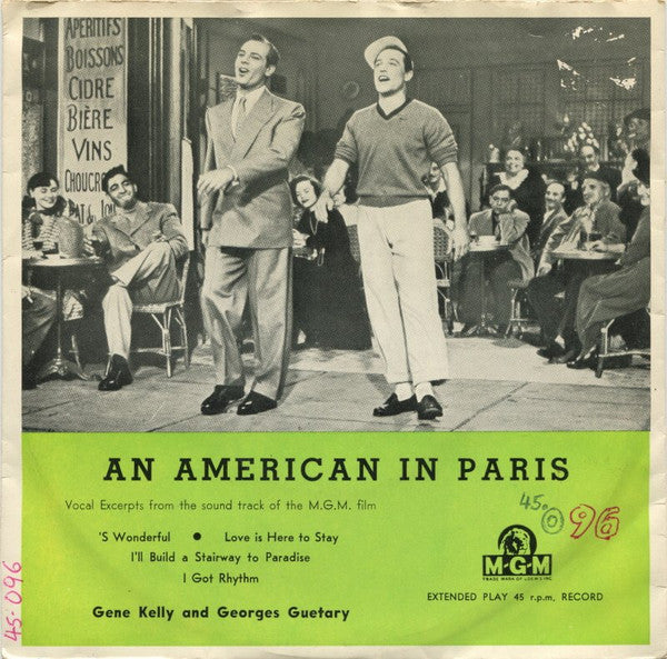 Gene Kelly And Georges Guetary* : An American In Paris (7", EP)