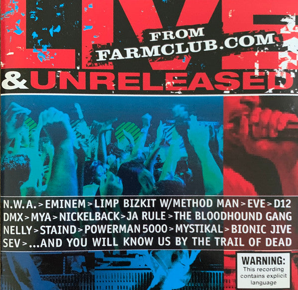 Various : Live & Unreleased From Farmclub.com (CD, Comp)