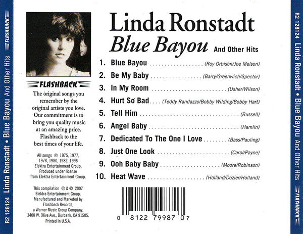 Linda Ronstadt : Blue Bayou (And Other Hits) (CD, Comp)