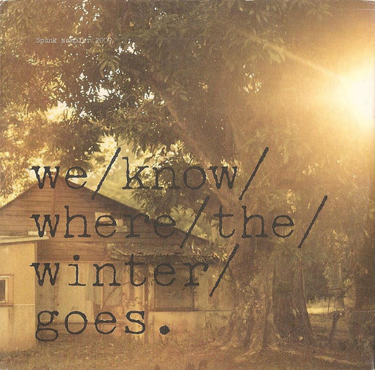 Various : We Know Where The Winter Goes: Spunk Sampler 2009 (CD, Promo, Smplr, Car)