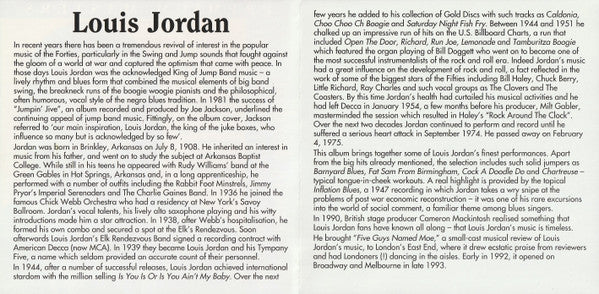 Louis Jordan : Saturday Night Fish Fry (CD, Comp)