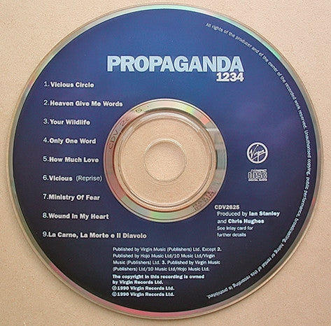 Propaganda : 1234 (CD, Album)