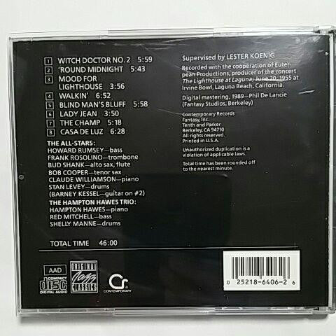 Howard Rumsey's Lighthouse All-Stars * Barney Kessel * Hampton Hawes Trio With Shelly Manne : Lighthouse At Laguna (CD, Album, RE, RM)