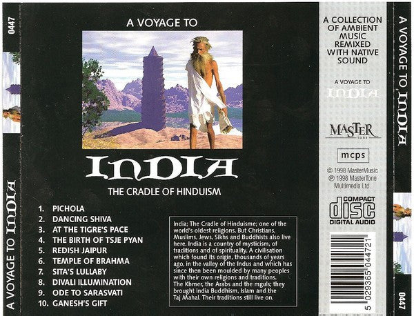 Unknown Artist : A Voyage To India (The Cradle Of Hinduism) (CD, Album)