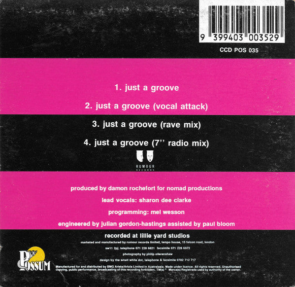 Nomad : Just A Groove (CD, Single)