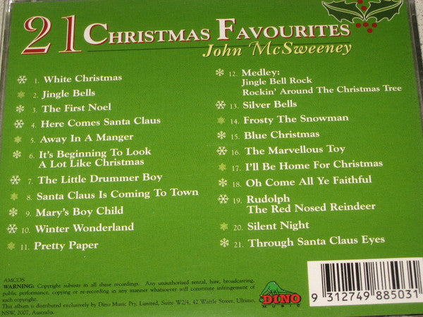 John McSweeney : 21 Christmas Favourites  (CD, Album)