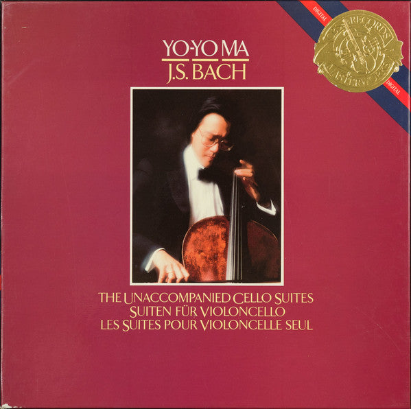 J.S. Bach*, Yo-Yo Ma : The Unaccompanied Cello Suites / Suiten Für Violoncello / Les Suites Pour Violoncelle Seul (3xLP + Box)