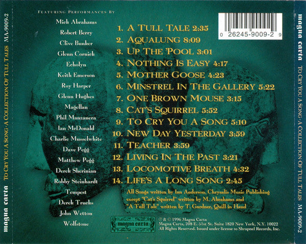 Various : To Cry You A Song - A Collection Of Tull Tales (CD, Album, Tri)