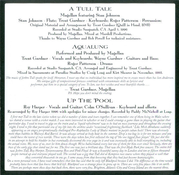 Various : To Cry You A Song - A Collection Of Tull Tales (CD, Album, Tri)