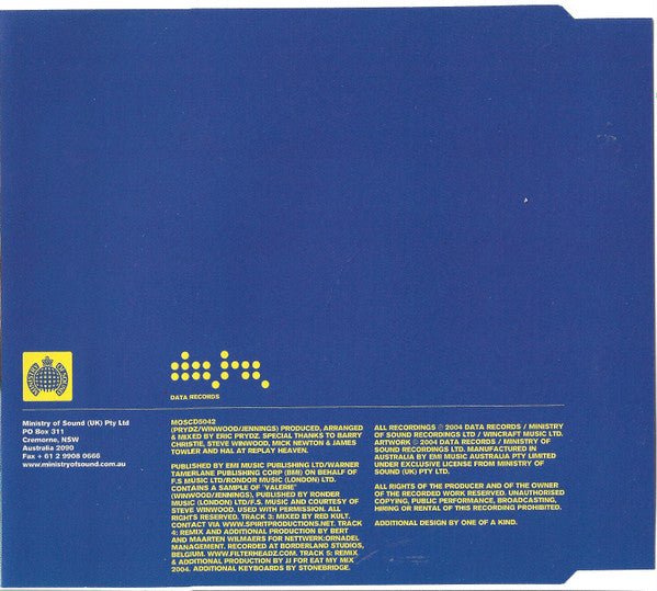 Eric Prydz : Call On Me (CD, Single, Blu)