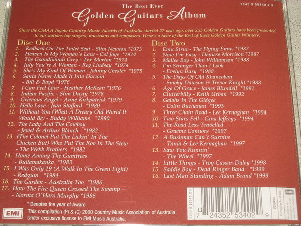 Various : The Best Ever Golden Guitars Album (2xCD, Comp)