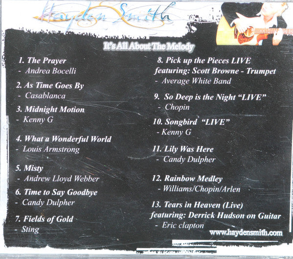 Hayden Smith (4) : It's All About The Melody (CD, Album)