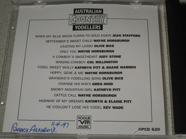 Various : Australian Country Yodellers (CD, Comp)
