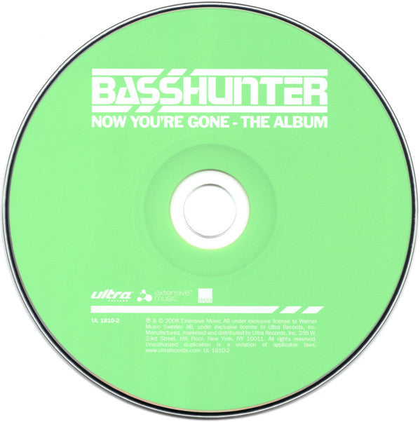 Basshunter : Now You're Gone - The Album (CD, Album)