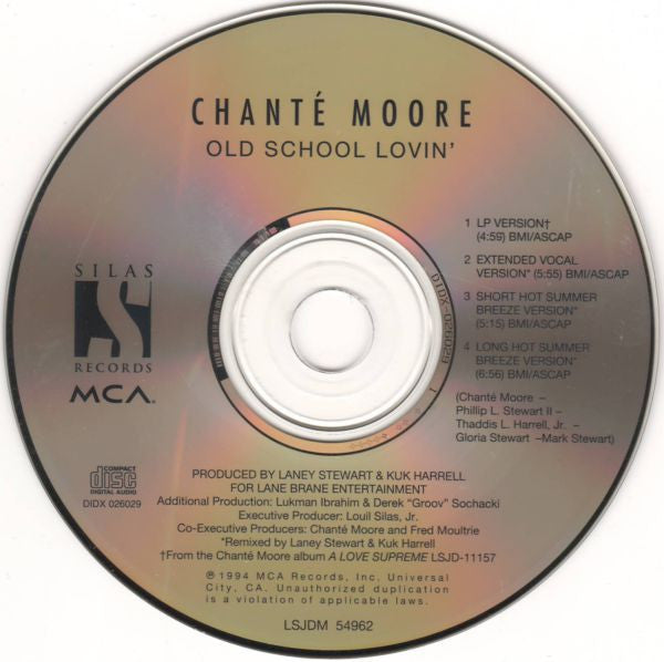 Chanté Moore : Old School Lovin' (CD, Maxi)