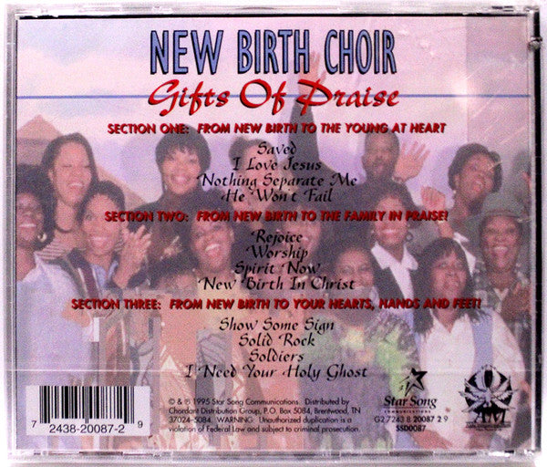 New Birth Choir : Gifts Of Praise (CD, Album)