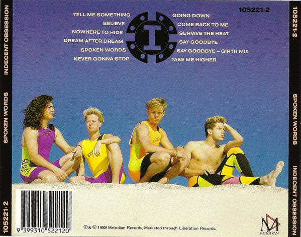 Indecent Obsession : Spoken Words (CD, Album)