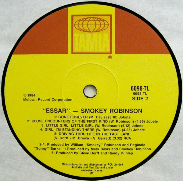 Smokey Robinson : Essar (LP, Album, RE)