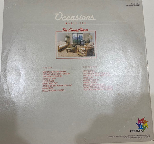 Various : Occasions Music For The Living Room (LP, Album, Comp)