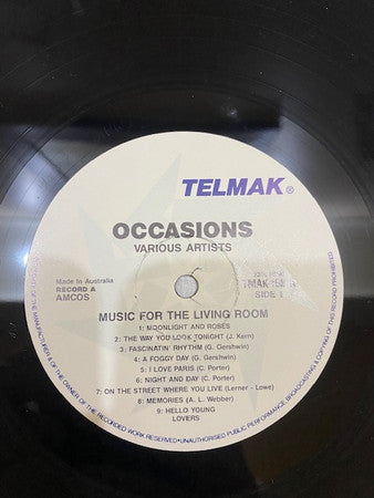 Various : Occasions Music For The Living Room (LP, Album, Comp)