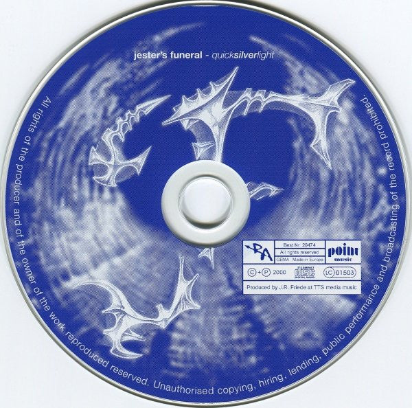 Jester's Funeral : Quick Silver Light (CD, Album)