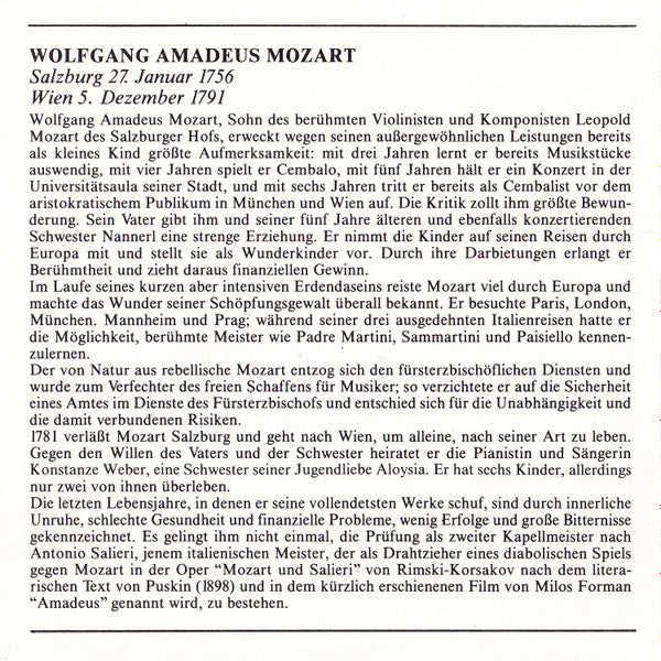 Wolfgang Amadeus Mozart, Mozart Festival Orchestra (2), Alberto Lizzio, Alexander Pervomansky : Violinkonzerte K 218 - K 216 (CD)