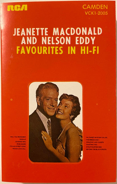 Jeanette MacDonald & Nelson Eddy : Favourites In Hi-Fi (Cass, Album, Dol)