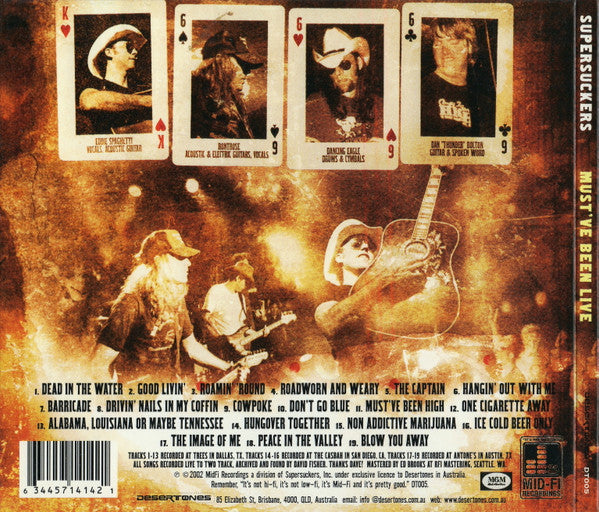 Supersuckers : Must've Been Live (CD, Album, Dig)