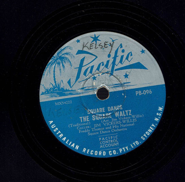 Jim Vickers-Willis / Freddy Thomas And His National Square Dance Orchestra : The Square Waltz / Impromptu No. 3 (Shellac, 10")